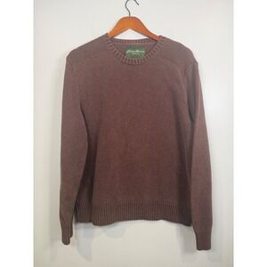 Eddie Bauer Mens Sweater XL Casual Basic Normcore Neutral Basic Staple Heavyknit